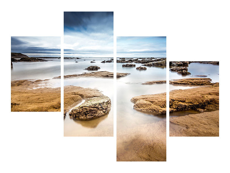 modern-4-piece-canvas-print-mystic-mood-by-the-sea