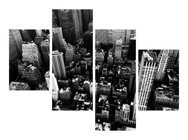 modern-4-piece-canvas-print-new-york-from-above