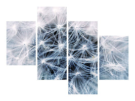 modern-4-piece-canvas-print-ripe-dandelion-close-up