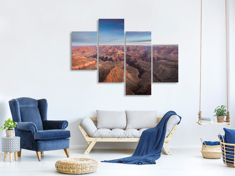 modern-4-piece-canvas-print-south-rim-sunrise