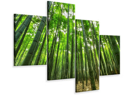 modern-4-piece-canvas-print-the-bamboo-forest