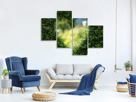 modern-4-piece-canvas-print-the-heart-in-the-hedge
