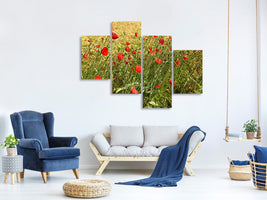 modern-4-piece-canvas-print-the-poppy-in-the-wind