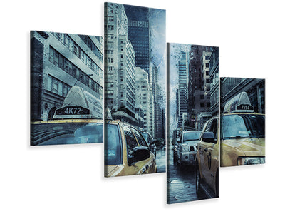 modern-4-piece-canvas-print-thunderstorm-in-new-york