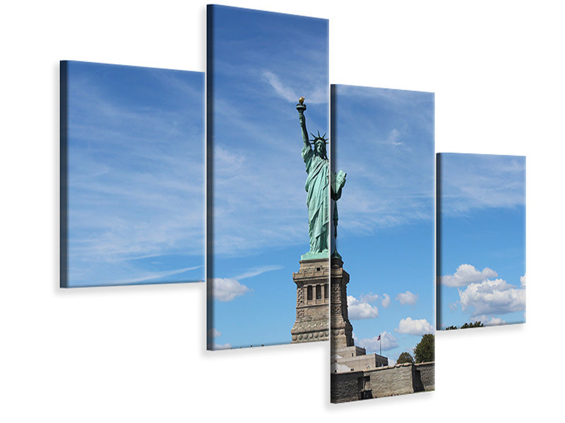 modern-4-piece-canvas-print-view-of-the-statue-of-liberty