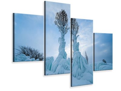 modern-4-piece-canvas-print-warmth-in-the-cold