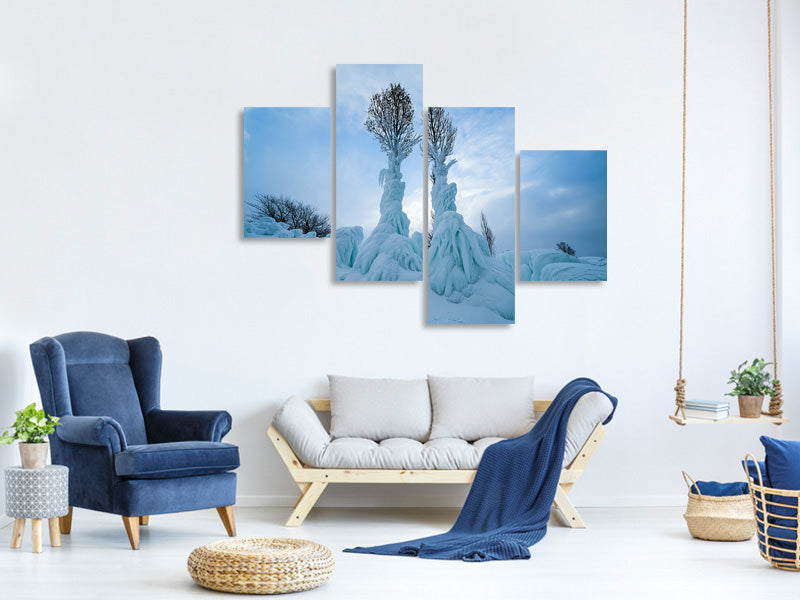 modern-4-piece-canvas-print-warmth-in-the-cold