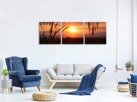 panoramic-3-piece-canvas-print-adorable-sunset
