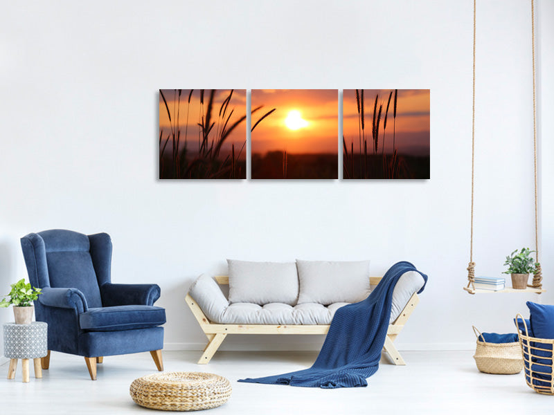 panoramic-3-piece-canvas-print-adorable-sunset