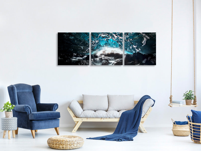 panoramic-3-piece-canvas-print-blue-glacier-cave