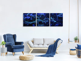 panoramic-3-piece-canvas-print-coral-reef-in-blue