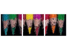 panoramic-3-piece-canvas-print-crayons-in-the-water