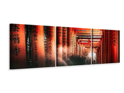 panoramic-3-piece-canvas-print-fushimi-inari-shrine