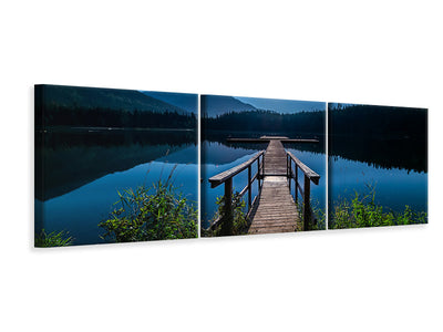 panoramic-3-piece-canvas-print-one-night-at-full-moon