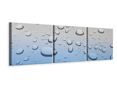 panoramic-3-piece-canvas-print-raindrop-in-xxl