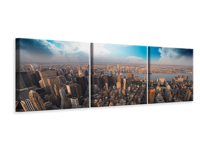 panoramic-3-piece-canvas-print-skyline-over-the-rooftops-of-manhattan