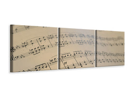 panoramic-3-piece-canvas-print-the-music-notes