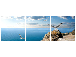 panoramic-3-piece-canvas-print-the-seagulls-and-the-sea