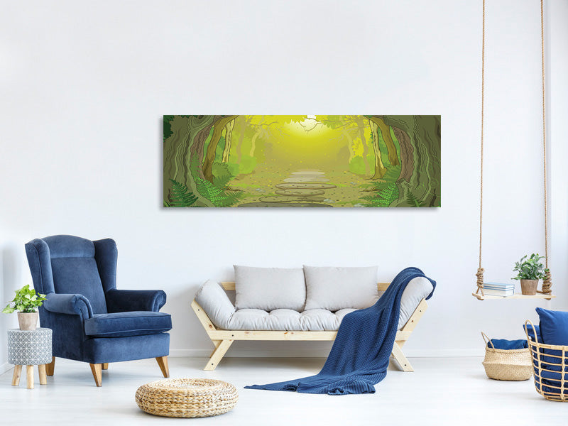 panoramic-canvas-print-fairy-tales-forest