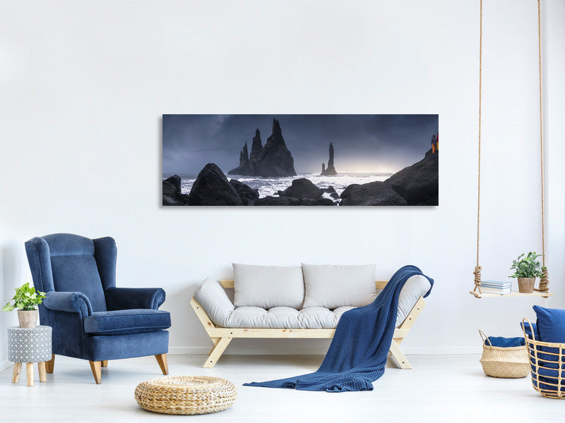 panoramic-canvas-print-reynisdrangar