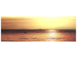 panoramic-canvas-print-sunset-at-the-lake