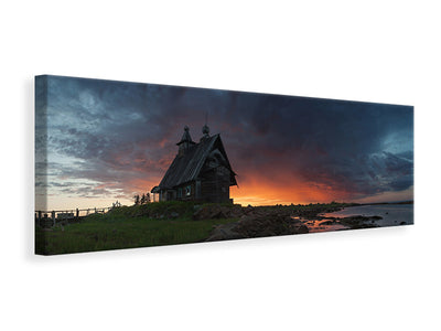 panoramic-canvas-print-the-old-church-on-the-coast-of-white-sea