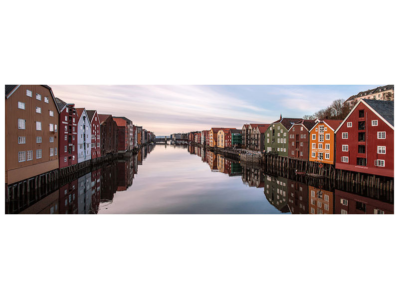 panoramic-canvas-print-trondheim-norway