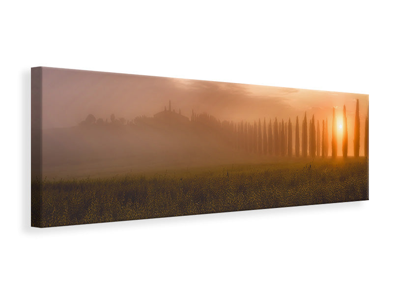 panoramic-canvas-print-tuscany-sunrising