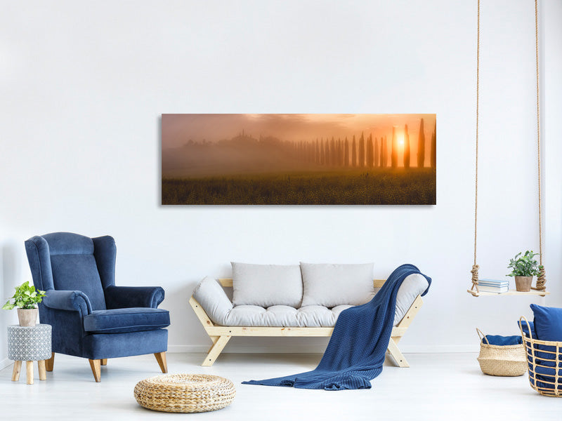 panoramic-canvas-print-tuscany-sunrising