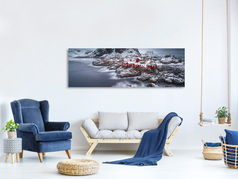 panoramic-canvas-print-winter-lofoten-islands