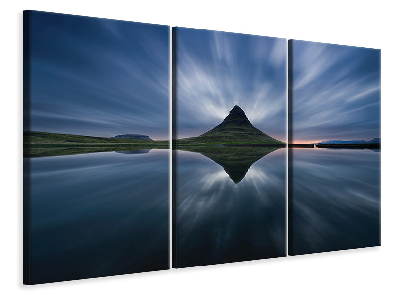 3-piece-canvas-print-a-night-at-kirkjufell