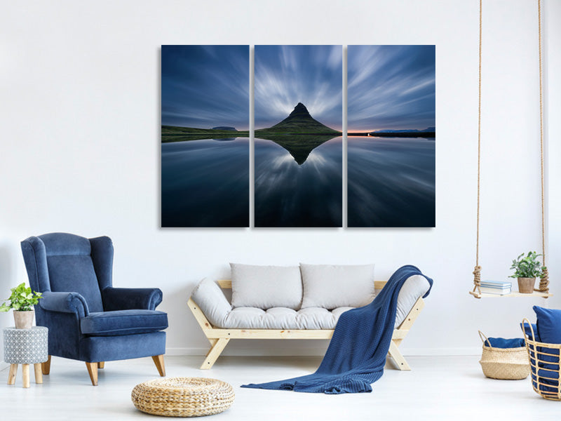 3-piece-canvas-print-a-night-at-kirkjufell