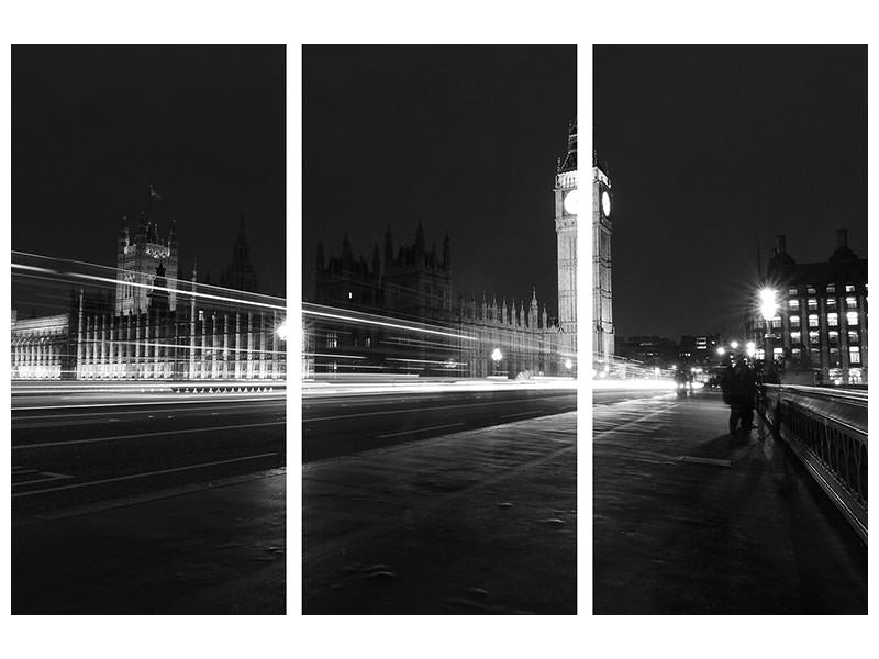 3-piece-canvas-print-at-night-on-the-bridge