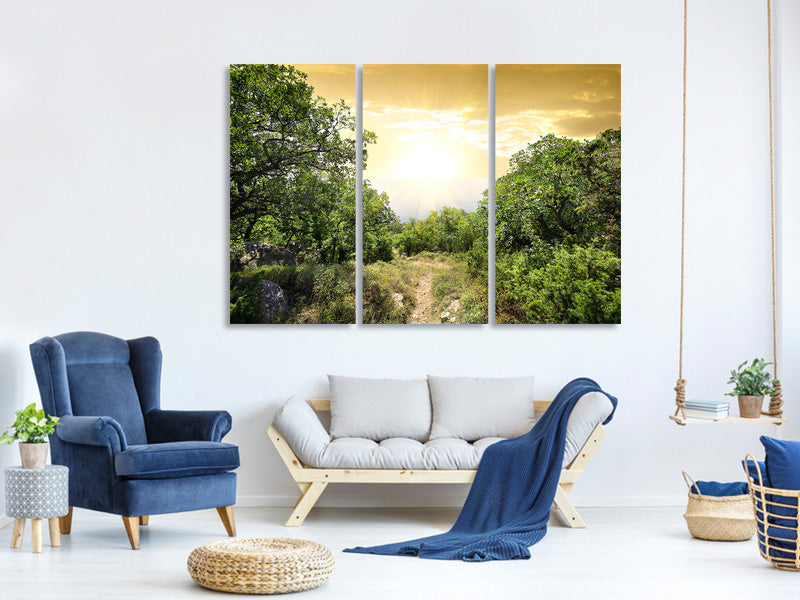 3-piece-canvas-print-at-the-end-of-the-forest