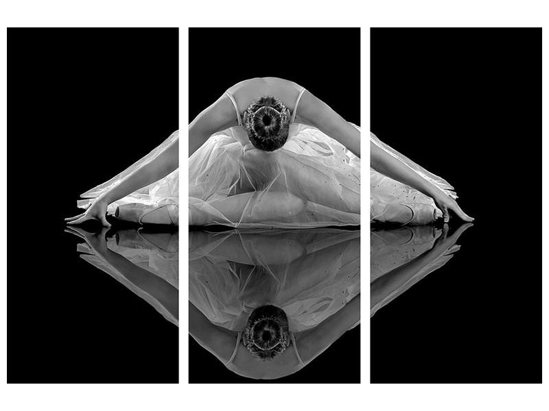 3-piece-canvas-print-ballerina-reflection