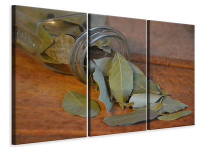 3-piece-canvas-print-bay-leaves
