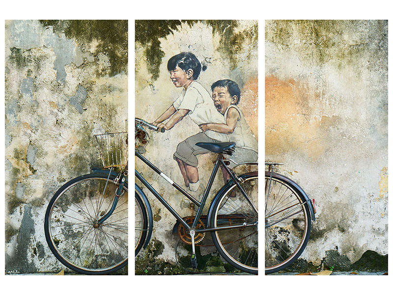 3-piece-canvas-print-bicycle-graffiti