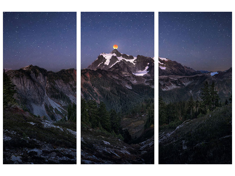 3-piece-canvas-print-blood-moon-over-mt-shuksan