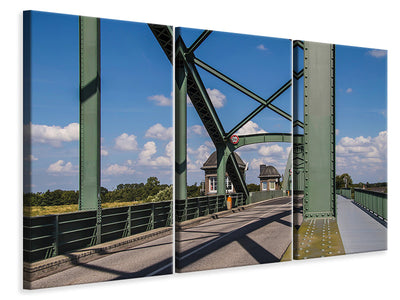 3-piece-canvas-print-bridge-in-steel-construction