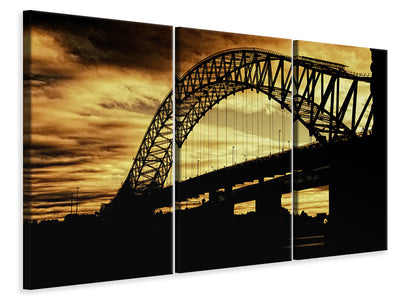 3-piece-canvas-print-bridge-in-the-evening-light