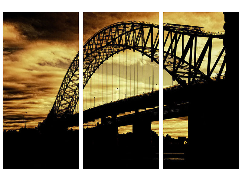 3-piece-canvas-print-bridge-in-the-evening-light