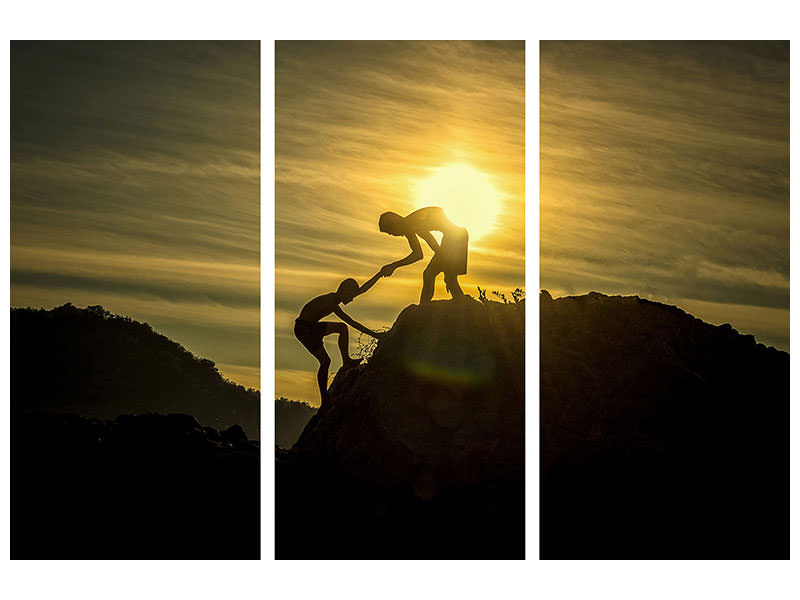 3-piece-canvas-print-climbing-in-the-mountains