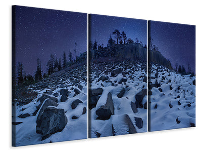 3-piece-canvas-print-cold-mountain-devils-postpile