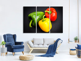 3-piece-canvas-print-colorful-peppers