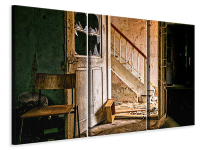 3-piece-canvas-print-crumbled-stairs