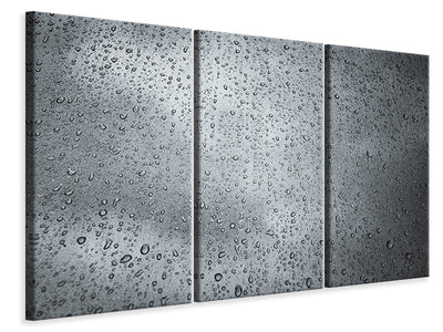 3-piece-canvas-print-dark-raindrops-on-the-wall