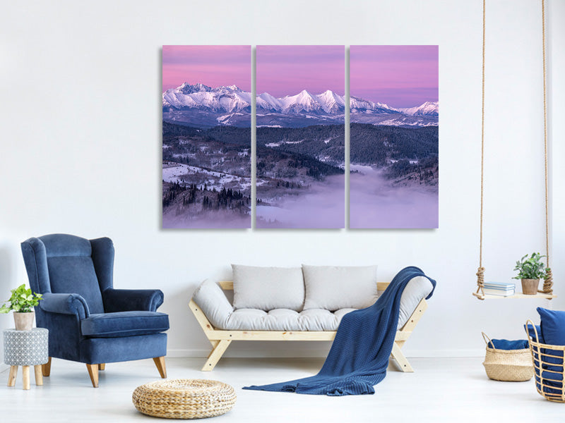 3-piece-canvas-print-dawn-tatra-mountains