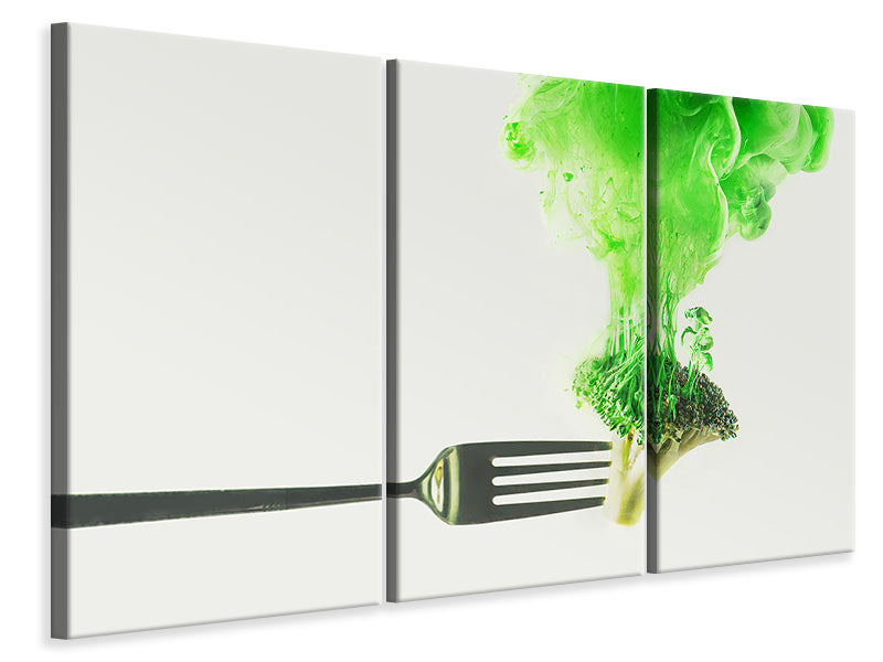 3-piece-canvas-print-disintegrated-broccoli