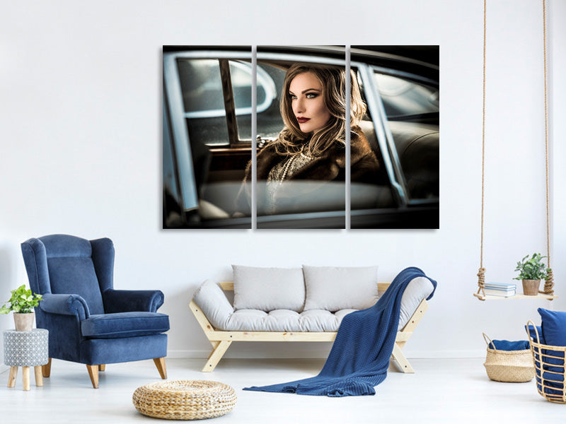 3-piece-canvas-print-driving-the-diva-to-the-event