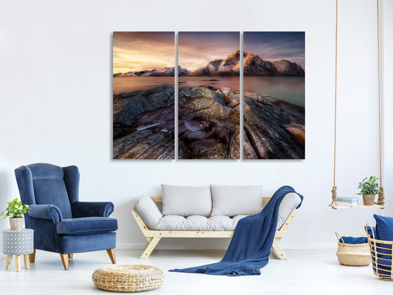 3-piece-canvas-print-frozen-sunrise